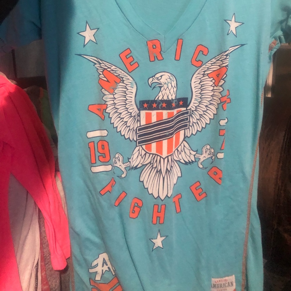 American fighter t shirt. Women’s medium